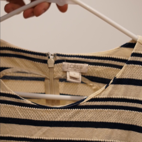 J Crew Factory Dress - Blue and White Stripe - S - Picture 2 of 2